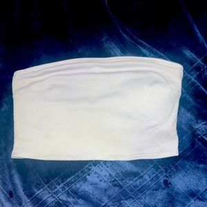 White Aerie Bandeau Bikini Top